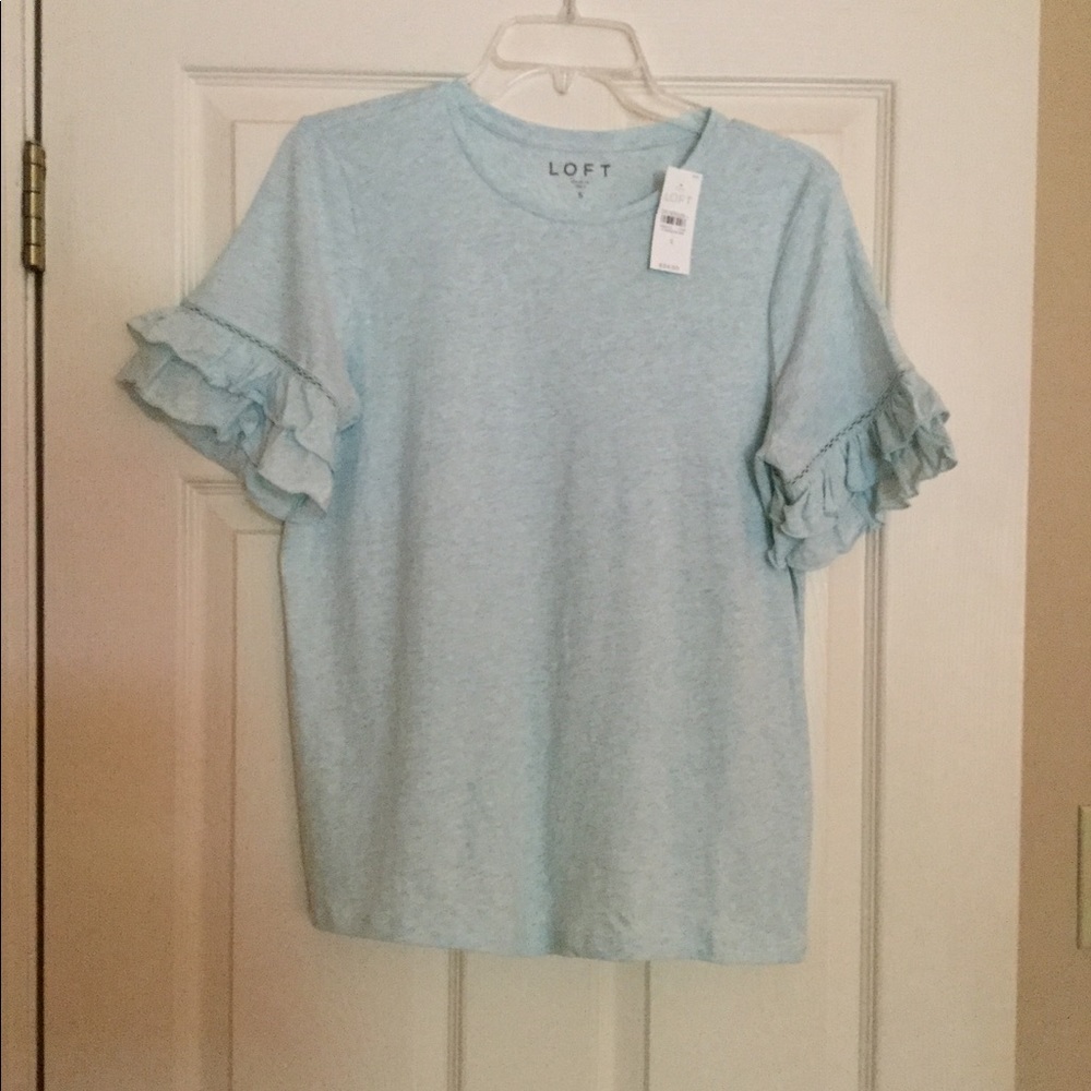 NWT Loft Ruffle T-shirt